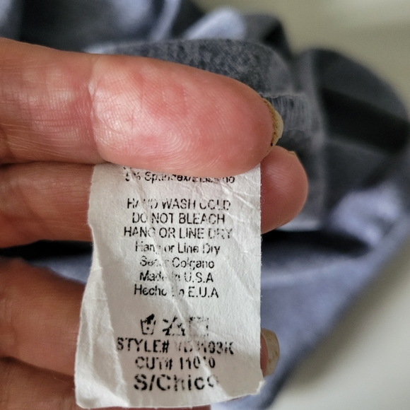 Pink Blush Maternity Dress W/ Ruched Sides Heather Gray SZ S - Picture 9 of 12